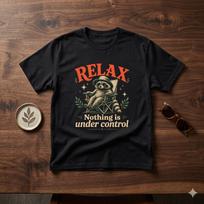 Relax Sloth Nothing Is Under Control T-Shirt | Sloth Lounge Tee 3XL