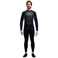 Mens 3mm Full-Body Wetsuit Scuba Diving Snorkeling Surfing Winter Swimming Thermal Protection XXXL raudona