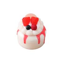 Rebound Fidget Squeeze Toy Cartoon Mochi Squish Foam Toy New Refrigerator Magnets  Student raudona