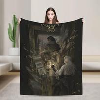 Clair Obscur Expedition 33 Esquie Velvet Throw Blanket Video Game for Sofa Knitted Blanket Outdoor Warm Multifunction Size: 75*100cm, Weight: 230 GSM