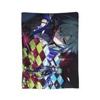 Lohen Game Blankets Genshins Impacts Plush Throw Blankets Bed Sofa Portable Lightweight Bedspread Size: 75*100cm, Weight: 230 GSM