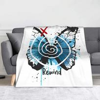 Life is Strange Game Wool Throw Blanket Novelty Breathable Coverlet for SpringAutumn Home Decor Gaming Comfort Size: 75*100cm, Weight: 230 GSM