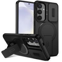 Cover for Samsung Galaxy S25 FE S24 Plus S25 Ultra Dual Layer Case Protective with Kickstand Cover Galaxy S24 Ultra juoda