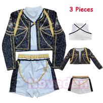 Rumi Mira Zoey Kids Cosplay Costume Child KPDH KDPop Huntrix Dress for Girls Roleplay Carnival Party Christmas Costume Kids 120cm&KPOP Demon Hunters