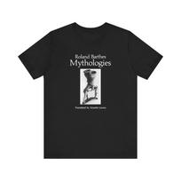Philosophy Literature T-shirt, Roland Barthes Shirt, Mythologies Tee, Unisex Short Sleeve Top XL