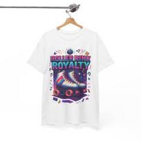 I Was Raised on 90s Roller Rinks, Retro Roller Skate Royalty Graphic Tee M