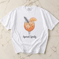 Aperol Spritz Shirt, Italian Cocktail Graphic Tee, Comfort Colors Unisex T shirt, Spritz Lover Gift, La Dolce Vita, Summer Aperitivo Tee 2XL