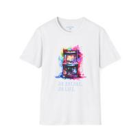 Watercolor Arcade Machine T-Shirt | Retro Gaming Tee 4XL
