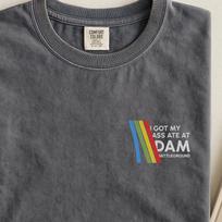 Comfort Colors® Embroidered Retro ARC Shooter T-Shirt, I Got My Ass Ate At Dam Battleground, Raiders Video Game Shirt 4XL