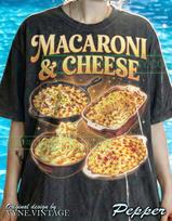 Macaroni & Cheese Comfort Colors® Tshirt, Pasta Lover Tees, Comfort Food Sweater, Vintage Style Tanktop, Retro Cheesy Delicious Art M