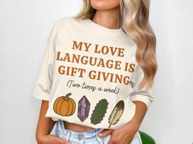Stardew Valley Shirt, My Love Language is Gift Giving Tee, Stardew Gift, Stardew Valley Merch, Cozy Gaming Shirt, Gamer Gift, Video Game 2XL