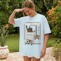 Stardew Valley T-shirt Cozy Gaming Sweater Gamer Girl Gift Indie Game Apparel Pixel Art Graphic Tee Farm House Design Stardew Merch Gaming 3XL
