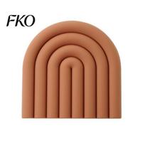 Potholder for Teapots Rainbow Silicone Pot Mat Heat Resistant Trivet Hot Dishes Durable Daily Use Non-Slip Table Placemat Kitchen Home Bar S ruda