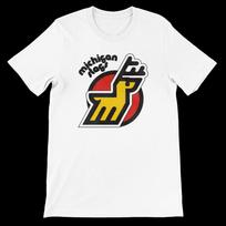 Michigan Stags T-Shirt – Vintage Hockey Team Shirt | Retro Michigan Apparel M