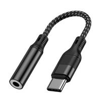 Weave Headphone Adapter Cable 3.5 Jack USB C To 3.5 MM Jack Adapter  For Headphones/Phone juoda