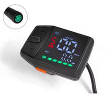 BAFANG DZ41 Spalvotas elektrinio dviračio LCD ekranas Išmanusis ekranas 5 kontaktų moteriškas Elektrinio dviračio dalis tinka BBS02B BBS01B BBSHD viduriniam varikliui black