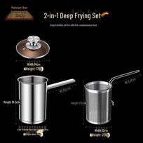 Bozhen Jiangchu 304 Stainless Steel Mini Deep Fryer