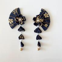Flower Kimono Sakura Hairpin Sakura Hanfu Fan Hair Clip Sweet Tassel Fan Hair Clip  Outdoor Style 2
