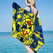 Club America Emblem Microfiber Beach Towel, Lightweight And Quick-Dry, for Summer Travel, Beach Essential, Swimming Pool 70cmx140cm(27x55inch)
