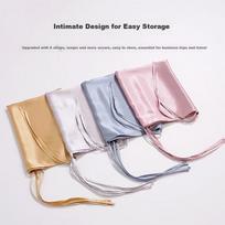 Ciyun Solid Color Silk Pillowcase, 100% Pure Silk Fabric, Single-Sided Silk, One Piece, Champagne Gold, 48*74cm