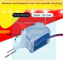 Micro Solenoid Valve DC6V 12V 24V Air Valve, Water Valve, Normally Closed Two-way Control Valve, Flower Watering Valve. 12V