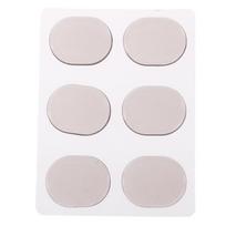 6Pcs Pieces Drum Damper Gel Pads Silicone Drums Silencer For Drums Tone Control kava