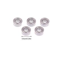 5 vnt. MR63zz guolis 3x6x2,5MM ABEC 7 kokybės didelio greičio MR63 ZZ miniatiūriniai plieniniai rutuliniai guoliai žvejybos ritėms 5Pcs