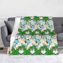 Ranmaru Kageyama Blanket Flannel Your Turn To Die Game Anime Lightweight Thin Throw Blanket for Bedroom Sofa Bed Rug Size: 75*100cm, Weight: 230 GSM