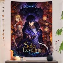Anime S-Solo Leveling Anime Tapestry Indian Buddha Wall Decoration Witchcraft Bohemian Hippie Wall Hanging Sheets 100X70CM