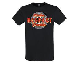 Amplified TShirt Aretha Franklin Respect Charcoal S