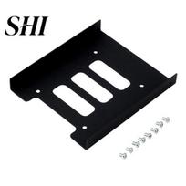 2.5 Inch to 3.5 SSD HDD Hard Drive Tray Mounting Bracket Kit Adapter for PC