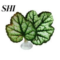 Harmless to Fish Tank Plants Betta Leaf Pad Aquarium Decor Stress Relief Privacy Enhancing Realistic Resting Colors Bed Hammock Simulating Habitat žalia