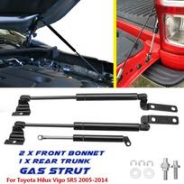 Car Front Bonnet Tailgate Gas Lift Support Struts 3X For Toyota Hilux Vigo SR5 2005 2006 2007 2008 2009 2010 2011 2012 2013 2014