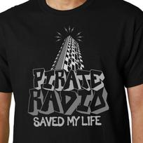 Pirate Radio Saved My Life TShirt Rundmc Music Kiss Kool Kurupt Fm Ghetto Rave S