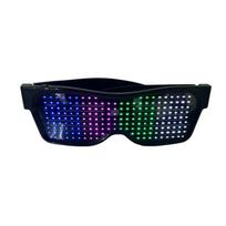 Creative LED Bluetooth Sunglasses Concert Night Club Stage Performance Decoration Cool DIY Text And Patterns Glasses Men Women