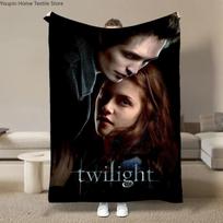 Šilta minkšta klasikinio filmo T-Twilight spaudinio antklodė pūkuota vaikams ir suaugusiems sofa pliušinis lovatiesės užtiesalas antklodė sofai lovai 75X95CM