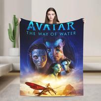 Filmai Avataras Antklodė Minkšta Šilta Spausdinta Pliaušinė Mėtymo Antklodė Berniukui Mergaitei Lauke Flanelinė Paklodė Lovos Užvalkalas 75X95CM