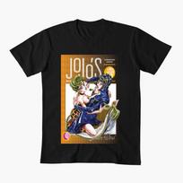 0413 JoJos Bizarre Adventure Anime Gift T Shirt 100 Cotton Printed Graphic Clothes Y2K Clothing Cartoon Tee All Size Tops S įvairiaspalvis