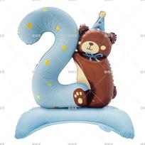 Assorted Color Balloons for Party Decorations, Birthday Celebrations, and Events One Size mėlyna