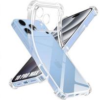 Coque pour iPhone 18 Pro Max, Protection Silicone Antichoc Slim Coins Renforcés Transparent