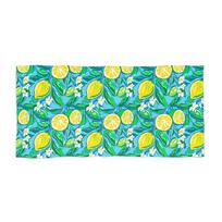 Tropical Palm Leaf Beach Towel Microfiber Quick Dry Lightweight Oversized Absorbent Towels for Vacation Yoga Camping Boho Style 50x100cm