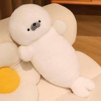 Latest Sleeping Seal Doll Kawaii Stuffed Plush Toy Handmade Doll Cartoon Anime Cute Pillow Children's Birthday Gift Fun Doll 70cm