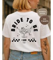 Personalized hen party shirt  Bride to Be , hen party bride shirt with desired year, bachelorette party shirt,  I Said Yes , bride gift 4XL