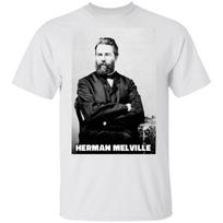 Herman Melville Moby Dick Author Tee Shirt American Classic Literature G500 5.3 oz. T shirt XL