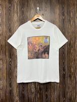 Vintage Crazy Potrait Art Drawing Like Fractal 2 Sided T-Shirt / Sketch / Pop Art / Size M S