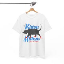 It's Always Sunny Kitten Mittons T-Shirt – Black White Cat Tee S