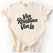 Comfort Colors®Vive La Résistance Crop Top, Feminist Shirt, Trans Rights, We The People Feminist Gift, Empowering Women, Anti-Fascist Shirt S