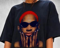 Dennis Rodman T-Shirt 90s Inspired Vintage Shirt Vintage Bootleg Classic Graphic Tee Vintage Classic Retro Shirt L