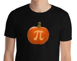 Pumpkin Pi T-Shirt: Math Halloween Pun Tee XL