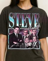 Steve Carell Shirt, 90s Vintage Retro Bootleg Steve Carell T-Shirt, Comedy Legend Graphic Tee, Sitcom Boss Fan Shirt 3XL
